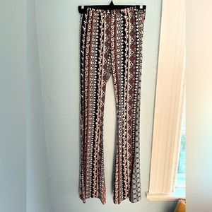 Stretch striped hippie pants